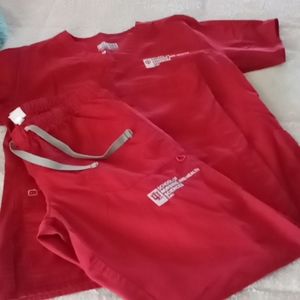 Wonder Works small IU Nursing and Health scrubs